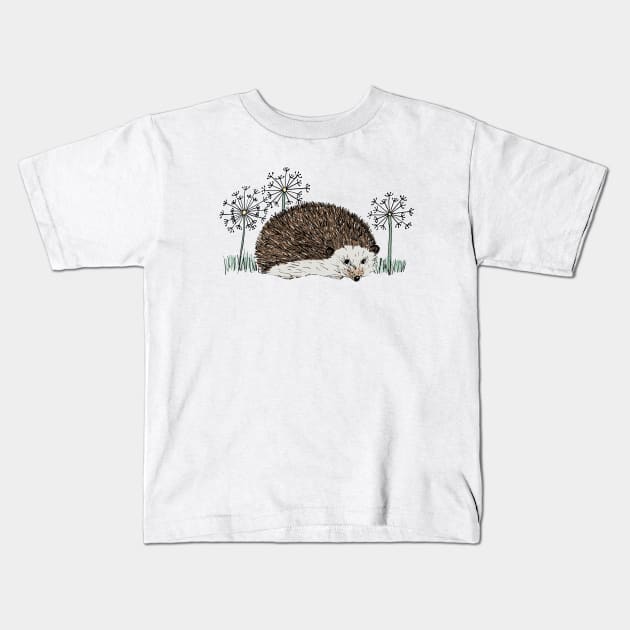 Hedgehog Kids T-Shirt by LauraKatMax